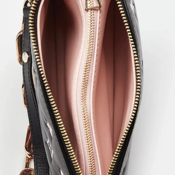 Louis Vuitton Black/Pink Monogram Embossed Lambskin Leather Coussin BB Bag - Picture 3 of 11